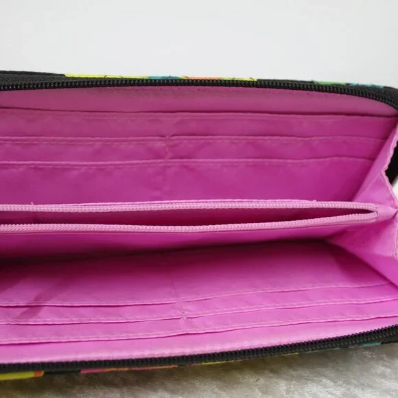 VERA BRADLEY Zip Around Floral Wallet - Picture 7 of 8